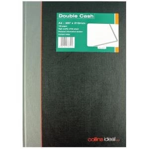 Collins Ideal A4 Book Double Cash 192 Pages Double cashed ruling,