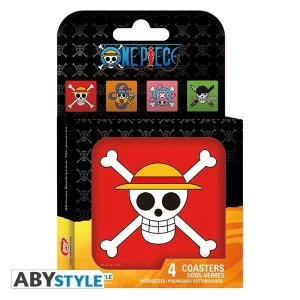 One Piece - Skulls Coasters (Set Of 4)