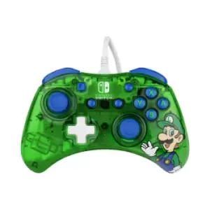Rock Candy Switch Wired Controller: Luigi Lime for Switch