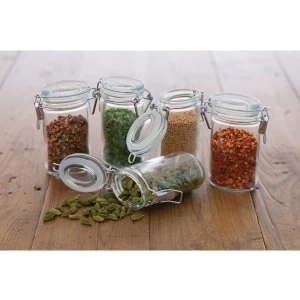 Kitchen Craft Mini Clip Top Glass Jar 100ml