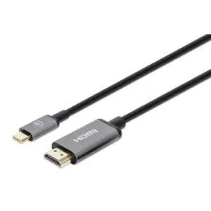 Manhattan USB-C to HDMI Cable, 4K@30Hz, 2m, Black, Equivalent to...
