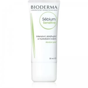 Bioderma Sebium Sensitive Intensive Hydrating and Calming Cream For Skin Left Dry And Irritated By Medicinal Acne Treatment 30ml