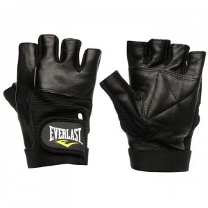 Everlast Leather Fitness Gloves - Black