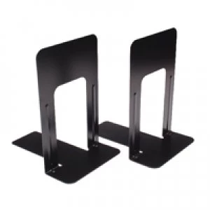 Steelmaster Large Deluxe Bookends Black One Pair BLO06914 Pack of 2