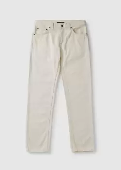 Nudie Mens Gritty Jackson Jeans In Soft Cream