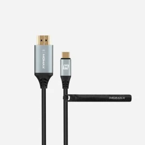 Momax Go Link Type-C to HDMI (4K) Cable (2m) DTH2E - Black