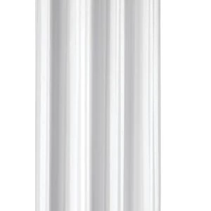 Croydex Hook n Hang Shower Curtain - White Stripe