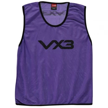 VX-3 Hi Viz Mesh Training Bibs Junior - Purple