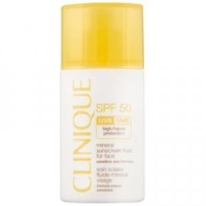 Clinique Sun Protection SPF50 Mineral Sunscreen Fluid for Face 30ml 1 fl.oz.