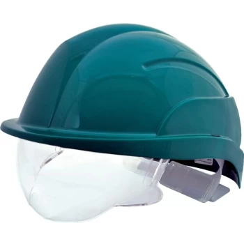 S10PLUSGA Vision Plus Green Helmet - Centurion