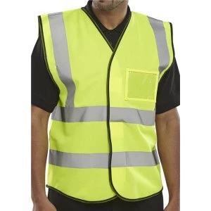 BSeen Small High Visibility Vest Saturn Yellow