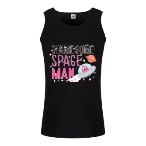 Grindstore Mens Gimme Some Space Man Vest Top (L) (Black)