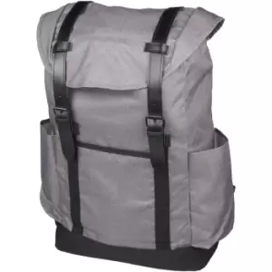 Avenue Thomas 16" Laptop Backpack (30 X 12 X 45Cm, Grey Melange)