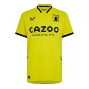 Castore Aston Villa Third Goalkeeper Shirt 2022 2023 Adults - Yellow