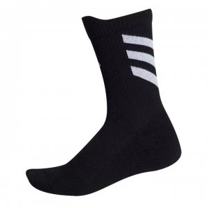 adidas ASK Crew Socks 1 Pack - Black/White