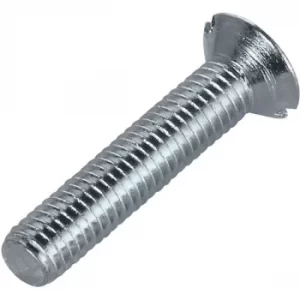 Toolcraft 194800 Slotted Countersunk Screws DIN 963 4.8 Steel M4x8...