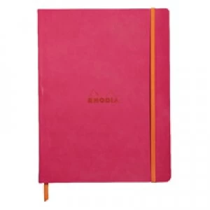 Rhodiarama Soft Cover 190x250mm 160 Pages Raspberry Notebook 117512C