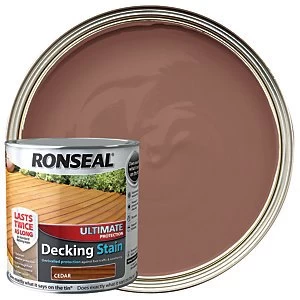 Ronseal Ultimate Protection Decking Stain - Cedar 2.5L
