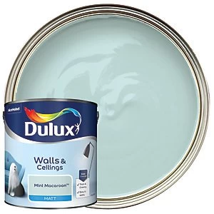 Dulux Walls & Ceilings Mint Macaroon Matt Emulsion Paint 2.5L