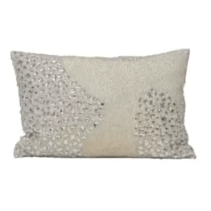 Nador Embellished Cushion Natural