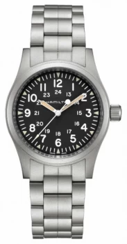 Hamilton Khaki Field Mechanical Stainless Steel Bracelet Watch
