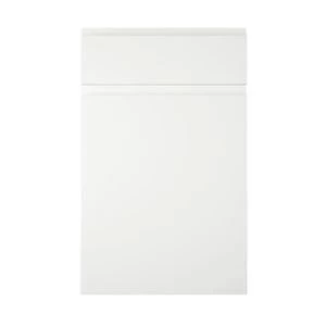 Cooke Lewis Appleby High Gloss White Drawerline door drawer front W450mm Set of 2
