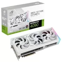 Asus GeForce RTX 4090 ROG Strix OC White Edition 24GB GDDR6X PCI-Express Graphics Card