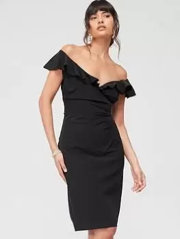 Lauren by Ralph Lauren Saveria-strapless-cocktail Dress, Black, Size 12, Women