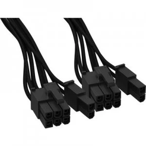 BeQuiet PC, Current Cable [2x ATX plug 8-pin (6+2) - 1x 12-pin plug (PSU)] 0.60 m Black