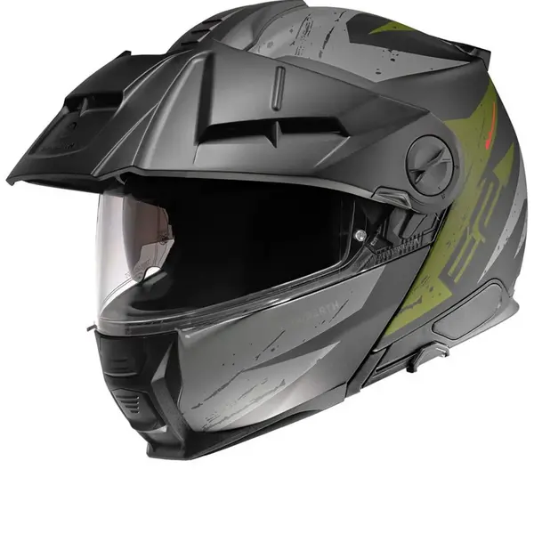Schuberth E2 Explorer Dark Green Modular Helmet Size M