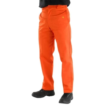 Fire Retardant Trousers Orange - Size 38R