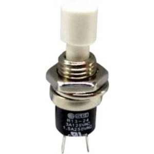 SCI R13 24B1 02 WT Pushbutton 250 V AC 1.5 A 1 x OnOff momentary