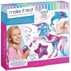 Make It Real - Master Pieces Paint Pouring Activity Set