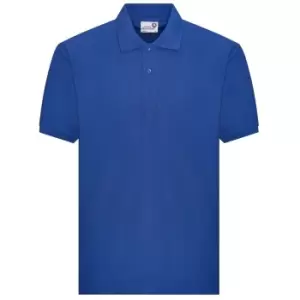 Awdis Boys Academy Pique Polo Shirt (M) (Royal Blue)