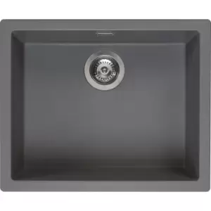 Reginox Amsterdam Composite Kitchen Sink Single Bowl in Grey Granite Composite