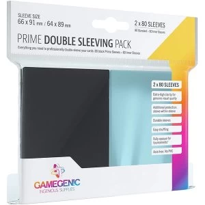 Gamegenic Prime Double Sleeving Pack - 2x 80 Sleeves