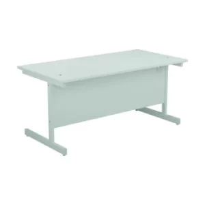 1600 X 800 Single Upright Rectangular Desk White-white