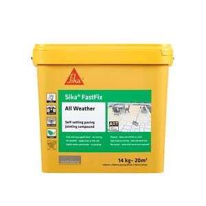 Sika FastFix All Weather Jointing Paving Compound Deep Grey 14kg