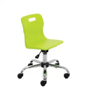 TC Office Titan Swivel Junior Chair with Castors, Lime