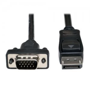 Tripp Lite DisplayPort to Active VGA Cable Displayport with Latches to