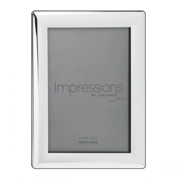 5" x 7" - Impressions Silver Plated Curve Edge Photo Frame