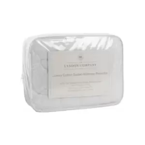 The Lyndon Company - Cotton Quilted Mattress Protector Double