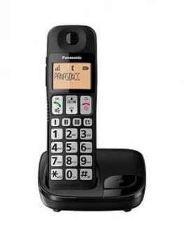 Panasonic KX-TGE110EB Single Handset Cordless Telephone