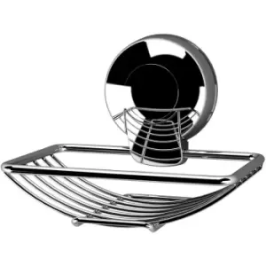 Showerdrape - Suctionloc Soap Basket Chrome - Chrome