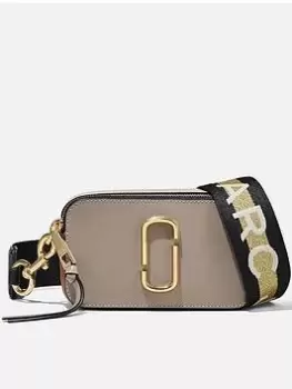 Marc Jacobs The Snapshot Cross-Body Bag - Cement/Brown