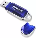 Integral 64GB USB Memory 3.0 Flash Drive Courier Blue