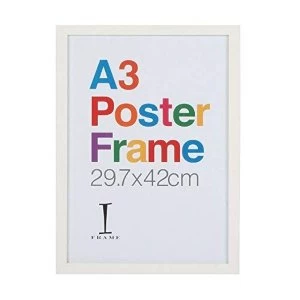 A3 - iFrame Perspex White Poster Frame