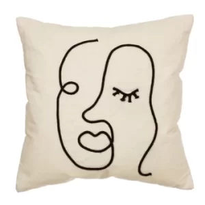 Sass & Belle Abstract Face Cushion