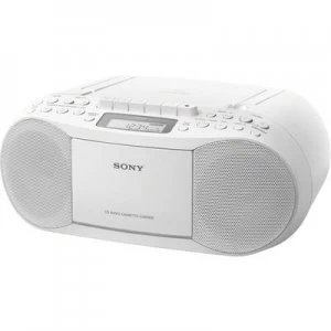 N/A Sony CFD-S70W AUX, CD, Tape Recording mode White