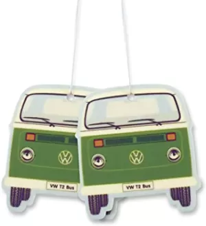 Green TeaGreen VW T2 Bus Pack Of 12 Air Freshener